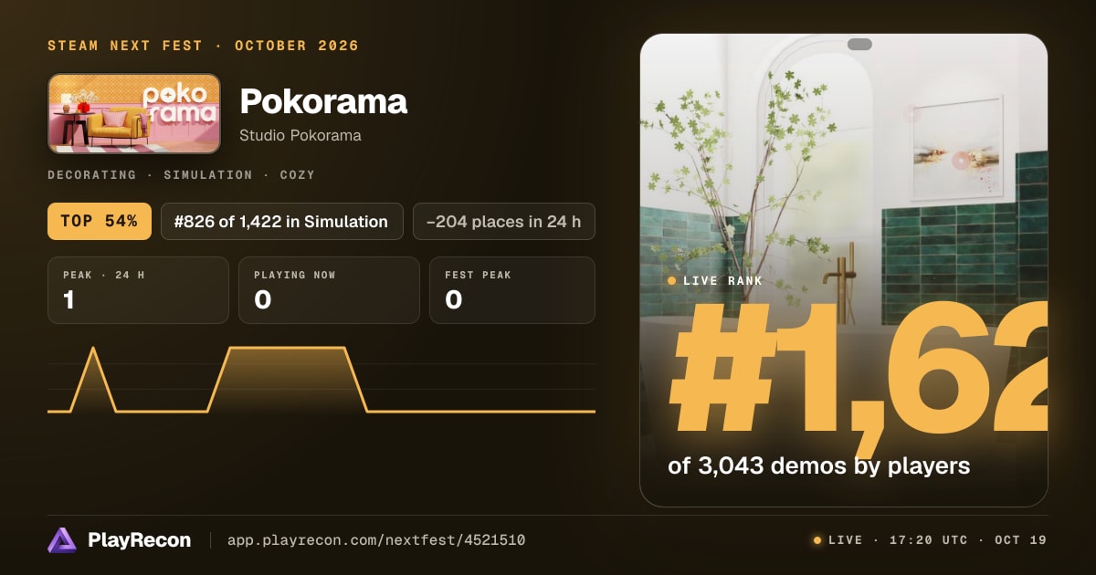 Pokorama на Steam Next Fest
