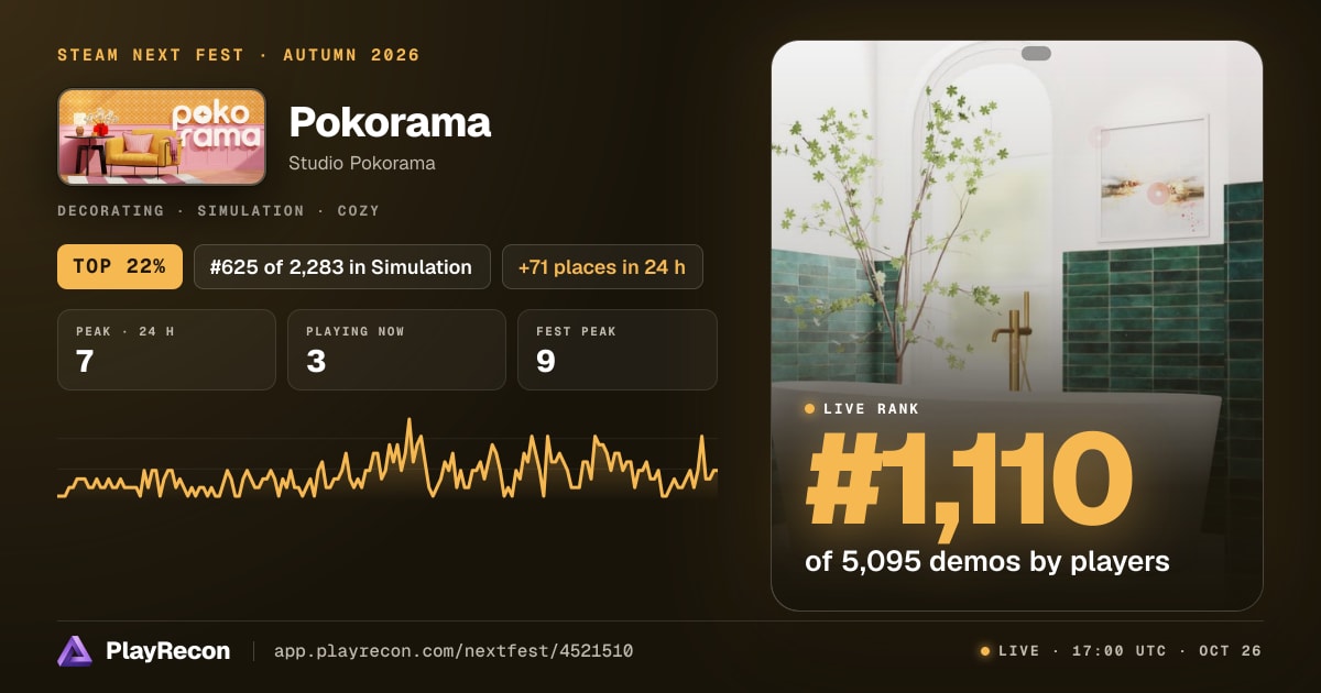 Pokorama in Steam Next Fest