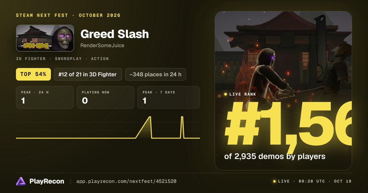 Greed Slash allo Steam Next Fest
