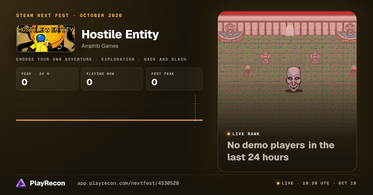 Hostile Entity на Steam Next Fest