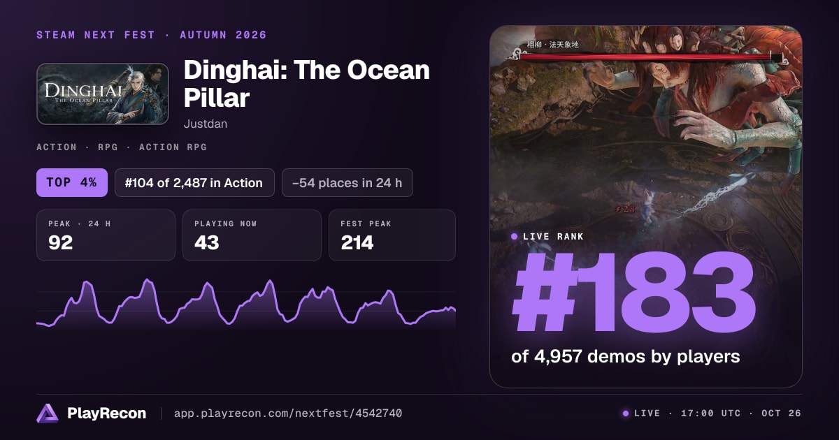 Dinghai: The Ocean Pillar in Steam Next Fest