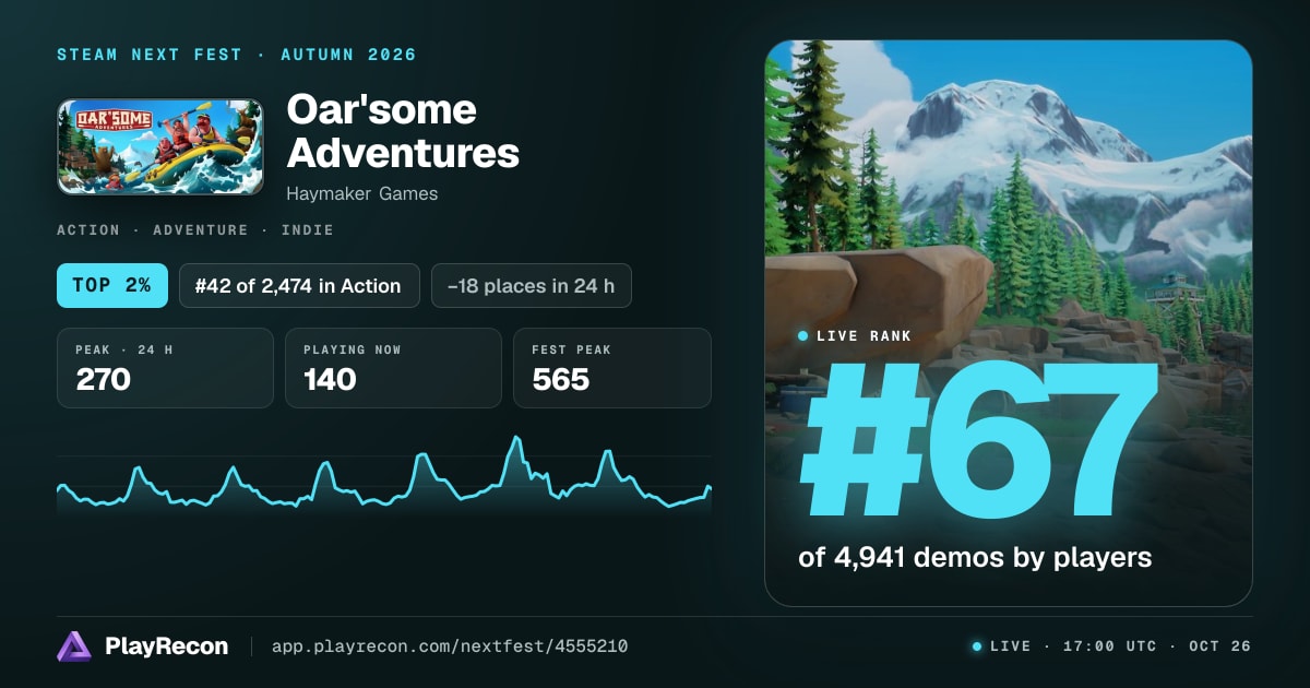Oar'some Adventures in Steam Next Fest
