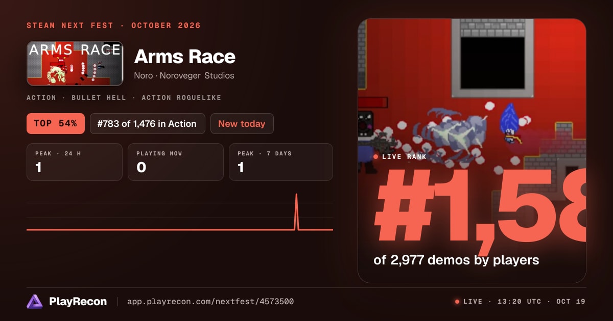 Arms Race allo Steam Next Fest