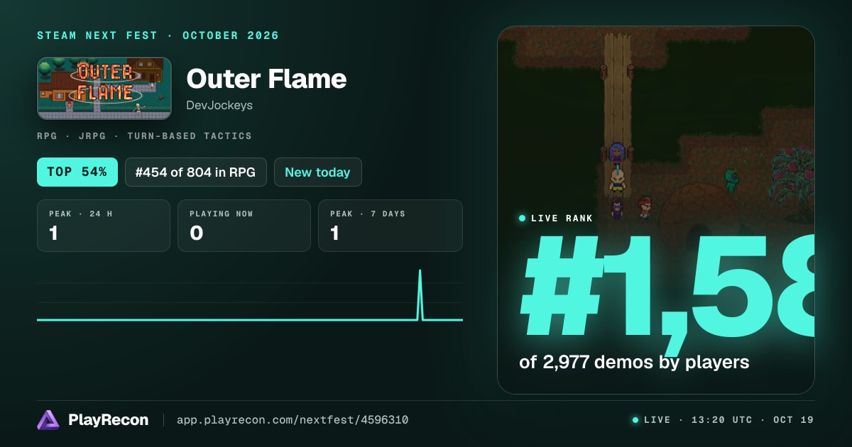 Outer Flame allo Steam Next Fest
