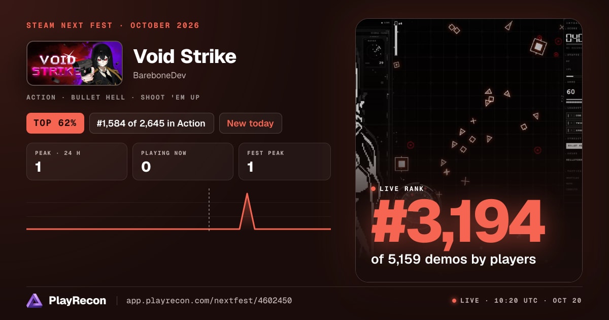Void Strike in Steam Next Fest