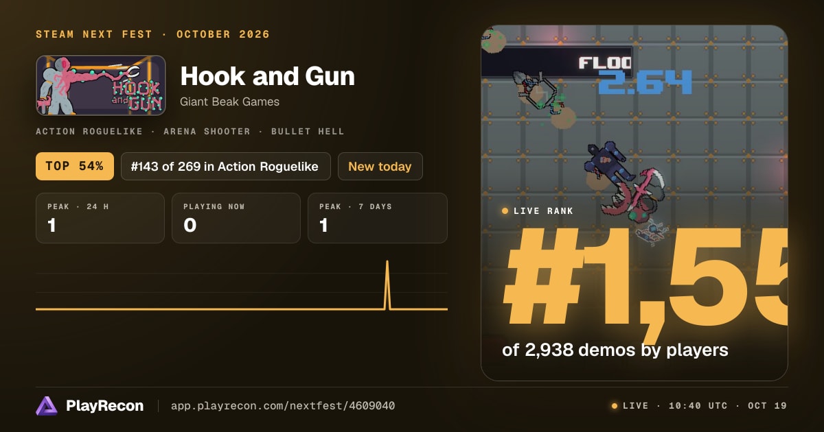 Hook and Gun in Steam Next Fest