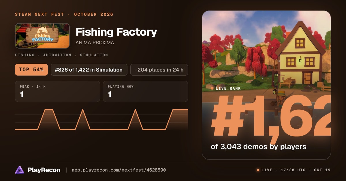 Fishing Factory im Steam Next Fest