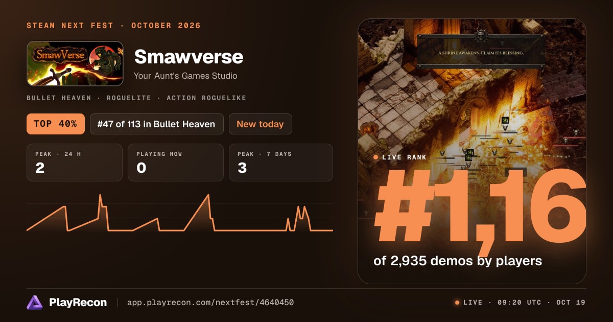Smawverse au Steam Next Fest
