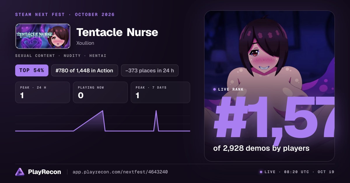 Tentacle Nurse in Steam Next Fest