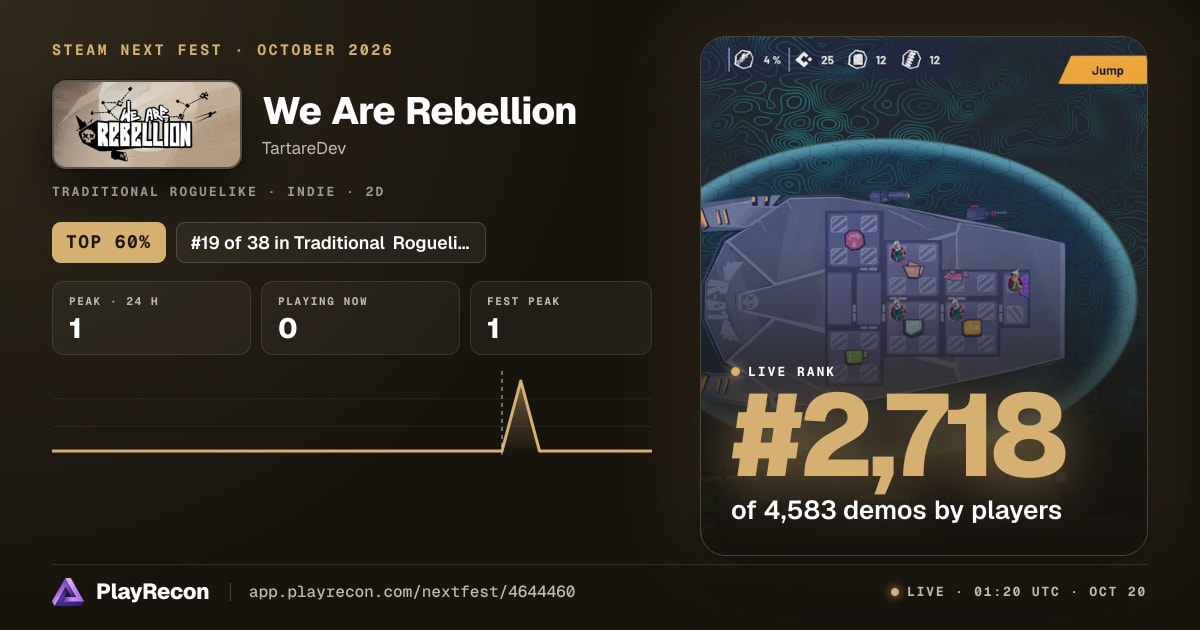 We Are Rebellion in Steam Next Fest