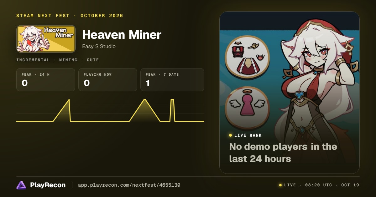 Heaven Miner на Steam Next Fest