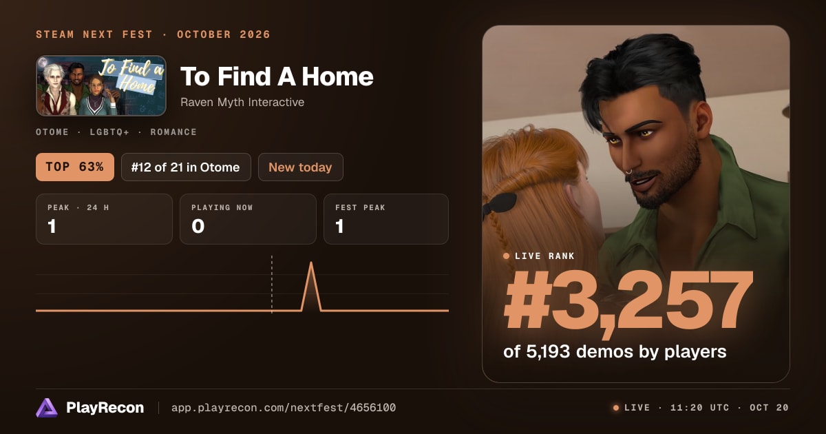 To Find A Home in Steam Next Fest