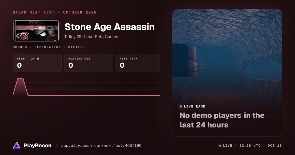 Stone Age Assassin allo Steam Next Fest