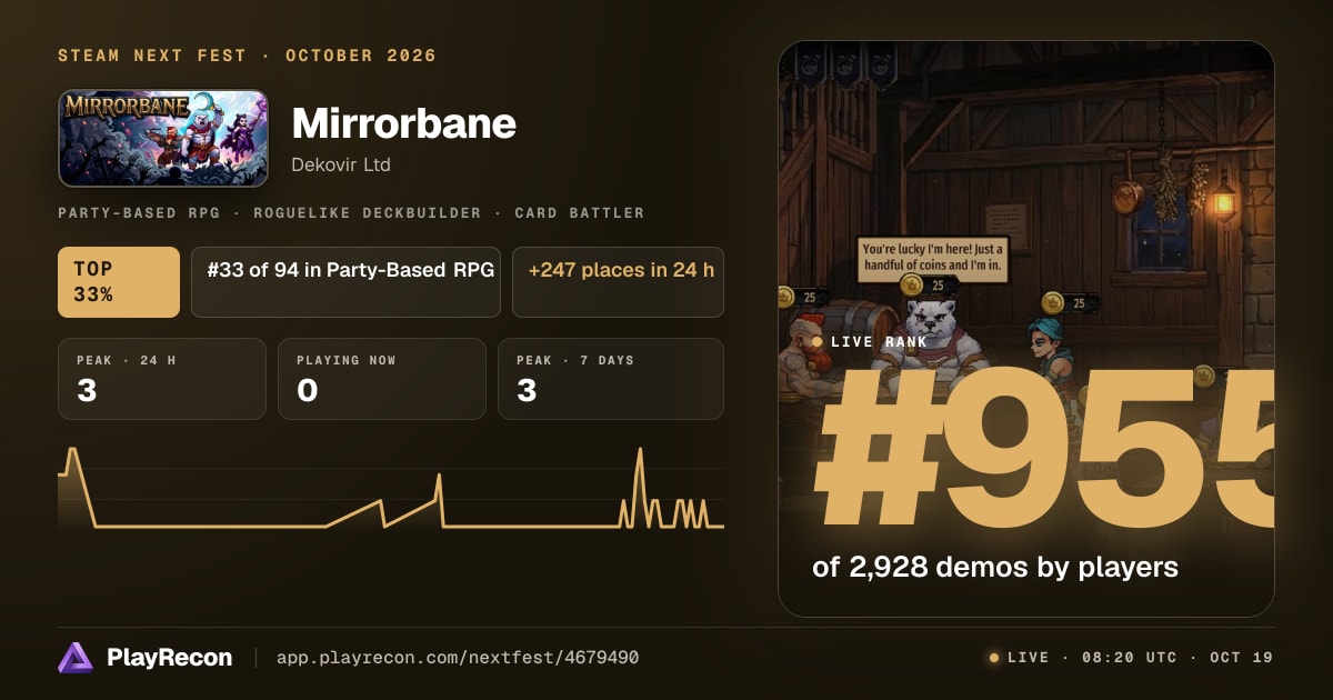 Mirrorbane in Steam Next Fest