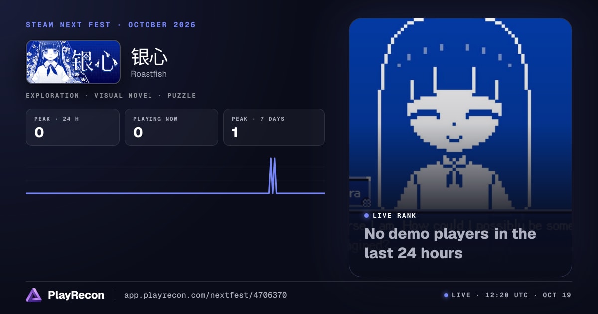 银心 im Steam Next Fest