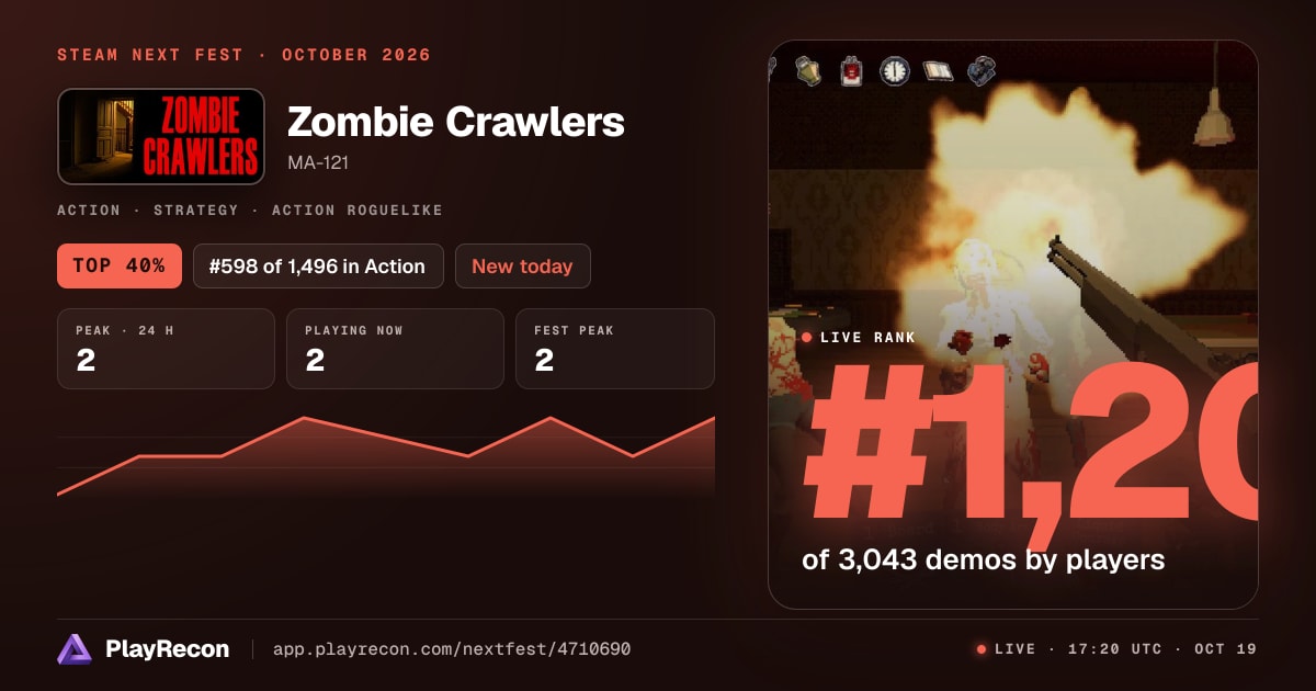 Zombie Crawlers in Steam Next Fest