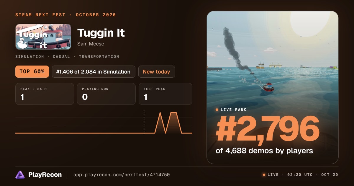 Tuggin It im Steam Next Fest