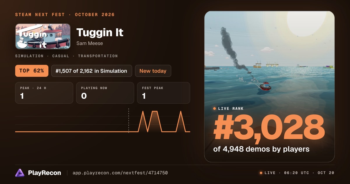 Tuggin It allo Steam Next Fest