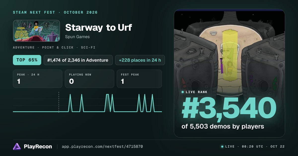 Starway to Urf in Steam Next Fest
