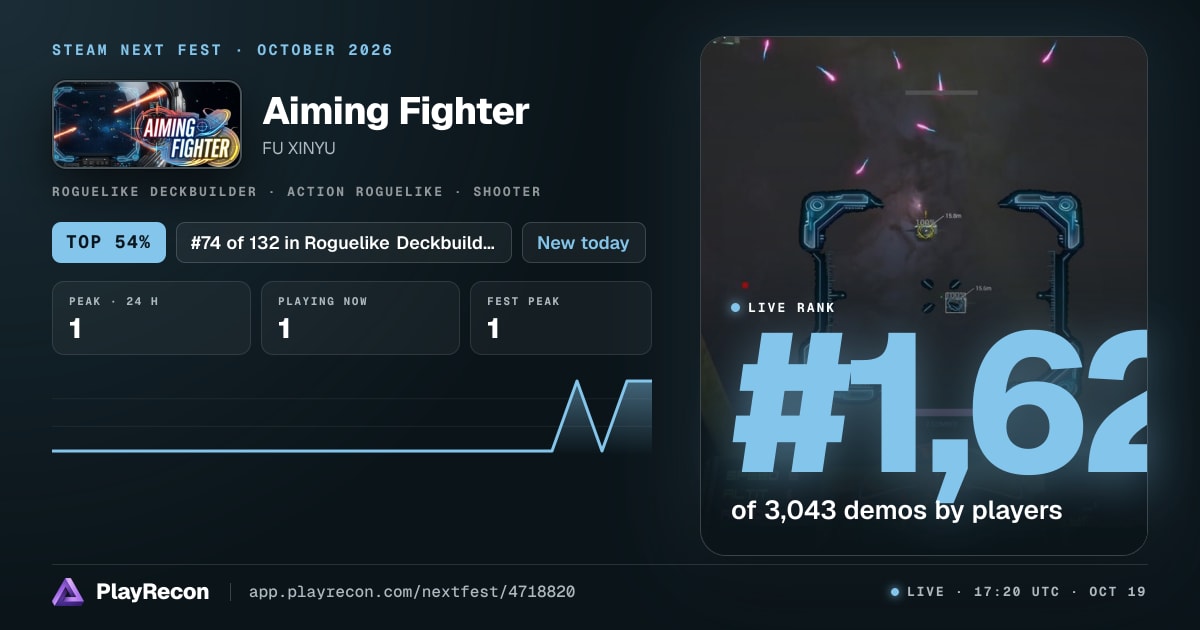 Aiming Fighter en el Steam Next Fest