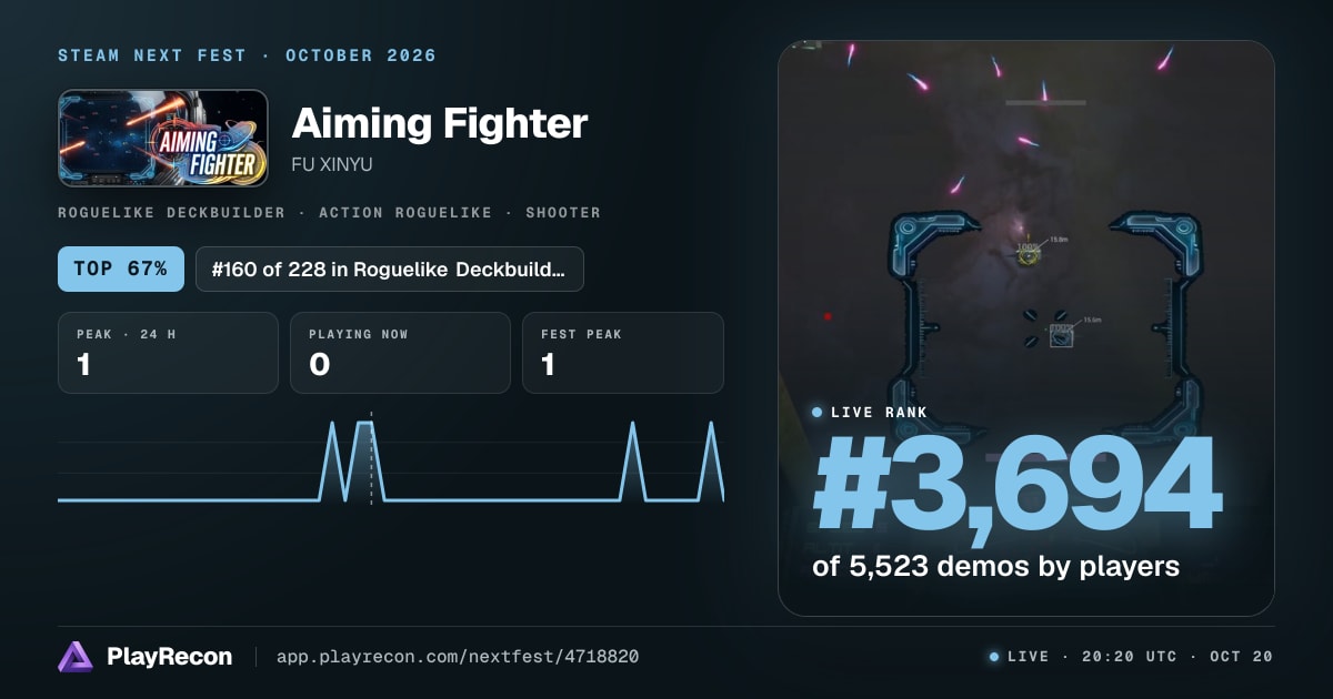 Aiming Fighter in Steam Next Fest