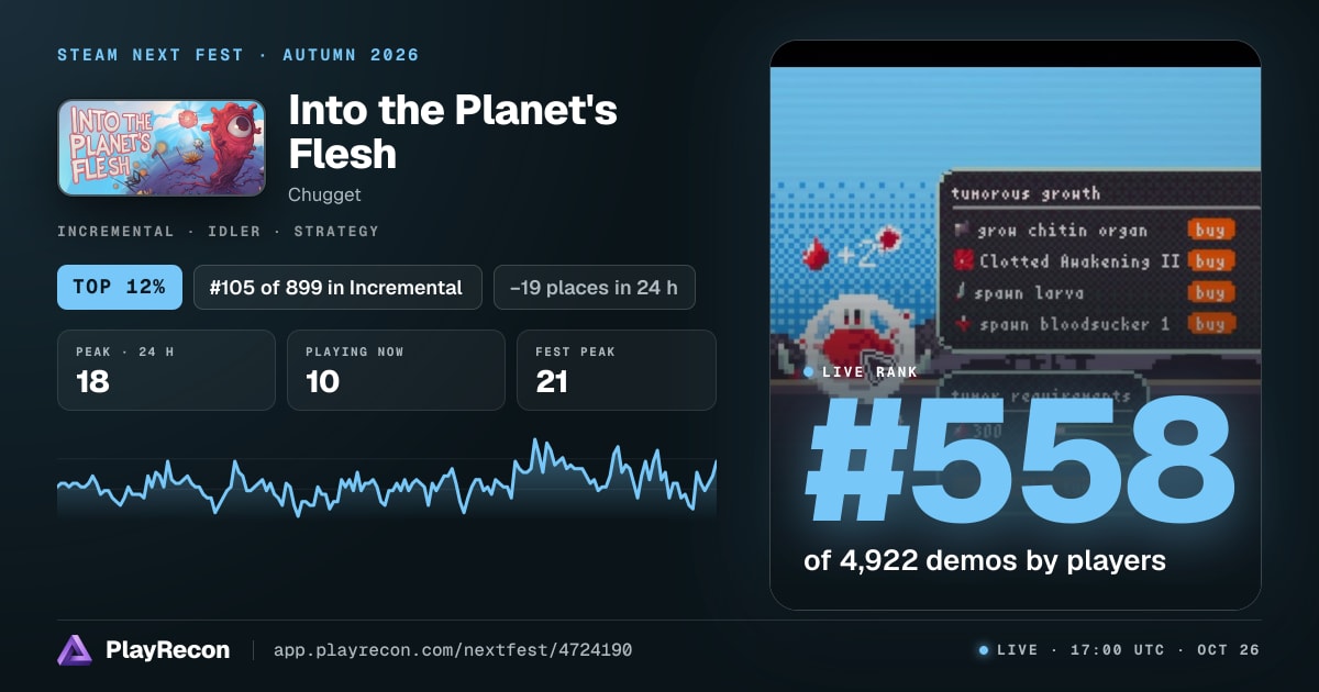 Into the Planet's Flesh in Steam Next Fest