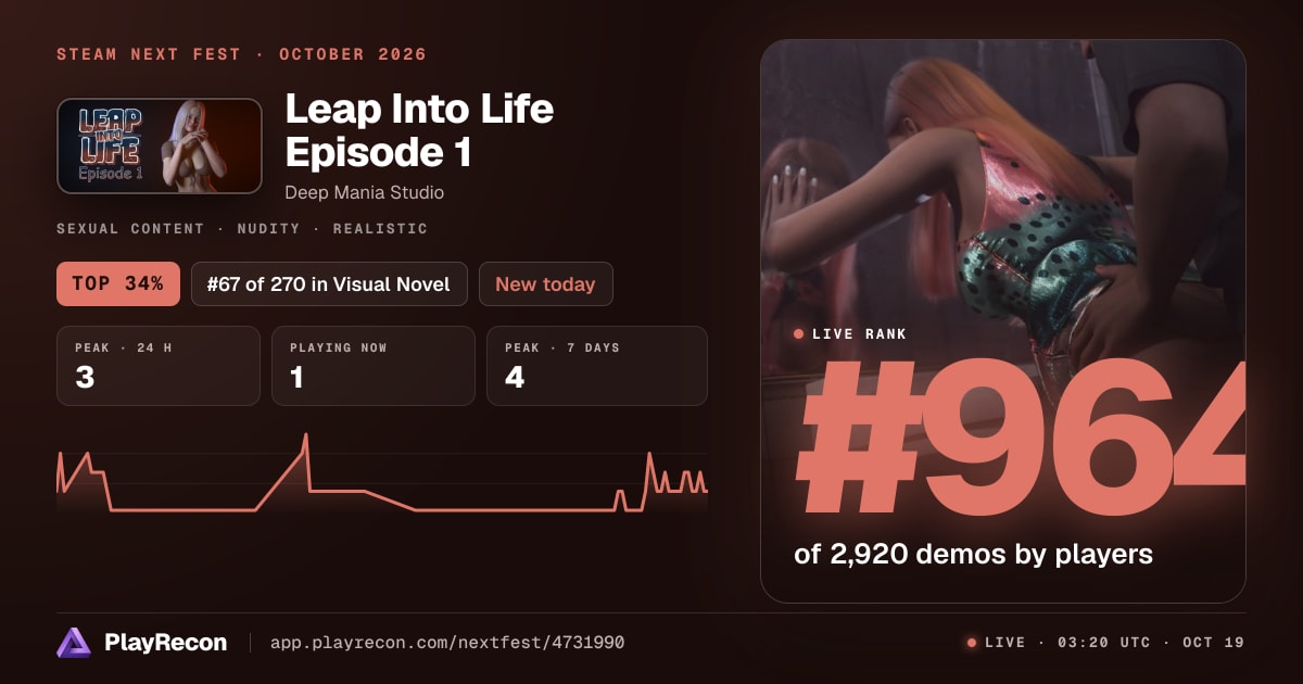 Leap Into Life Episode 1 in Steam Next Fest