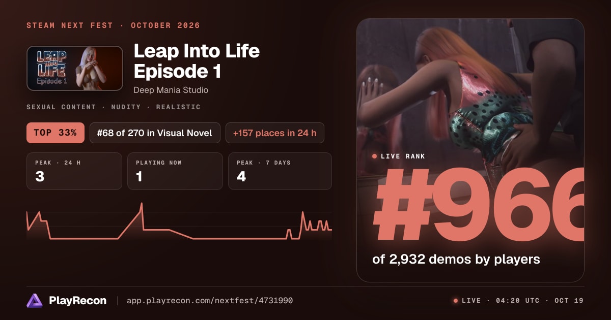 Leap Into Life Episode 1 au Steam Next Fest