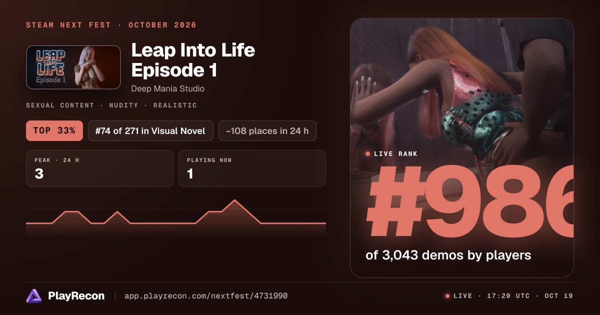Leap Into Life Episode 1 en el Steam Next Fest