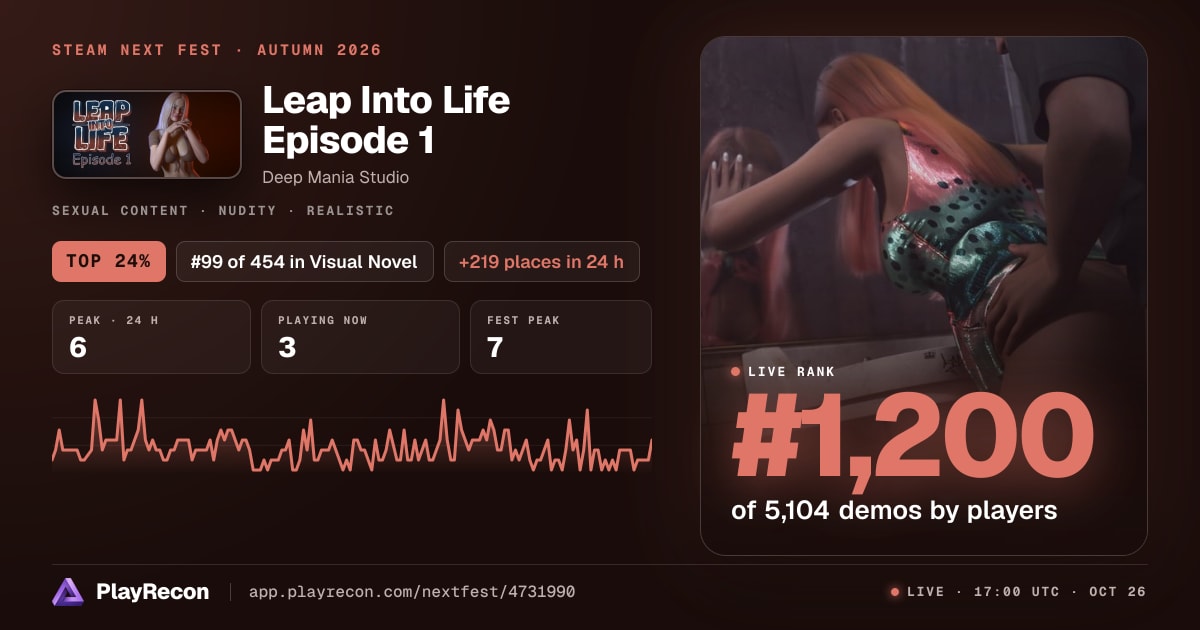 Leap Into Life Episode 1 in Steam Next Fest