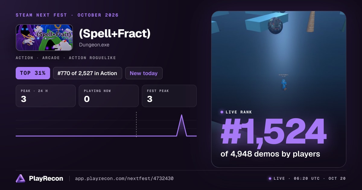 (Spell+Fract) im Steam Next Fest