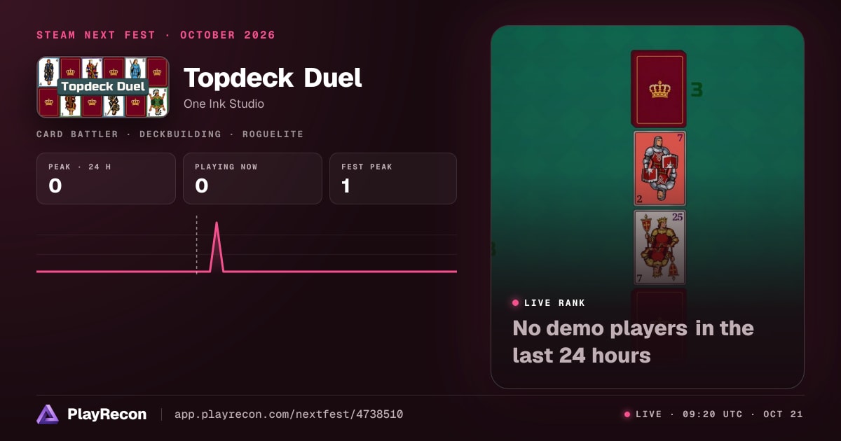 Topdeck Duel allo Steam Next Fest