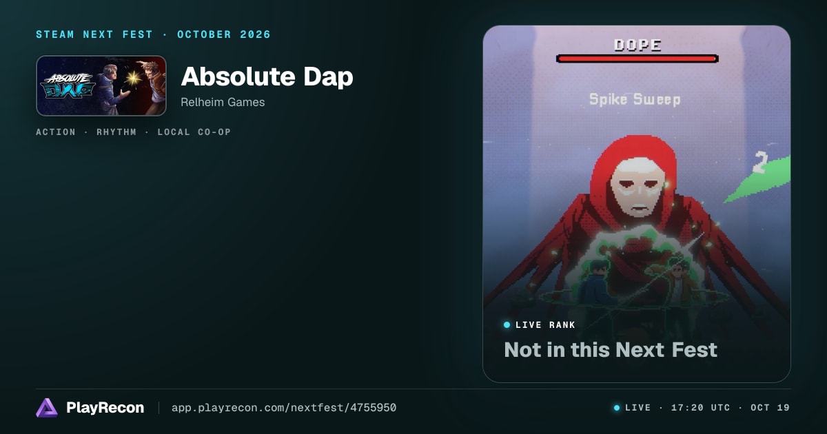 Absolute Dap en el Steam Next Fest