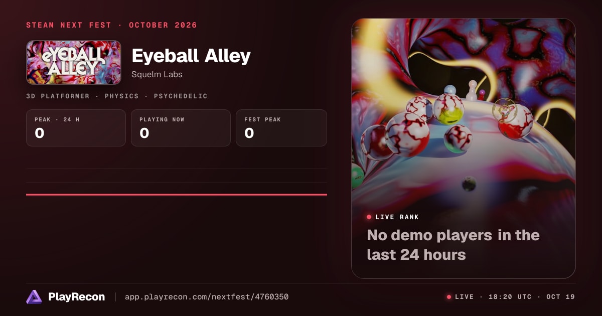 Eyeball Alley in Steam Next Fest