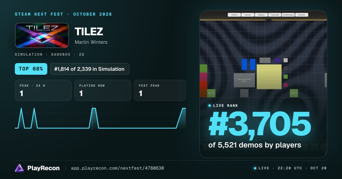 TILEZ in Steam Next Fest