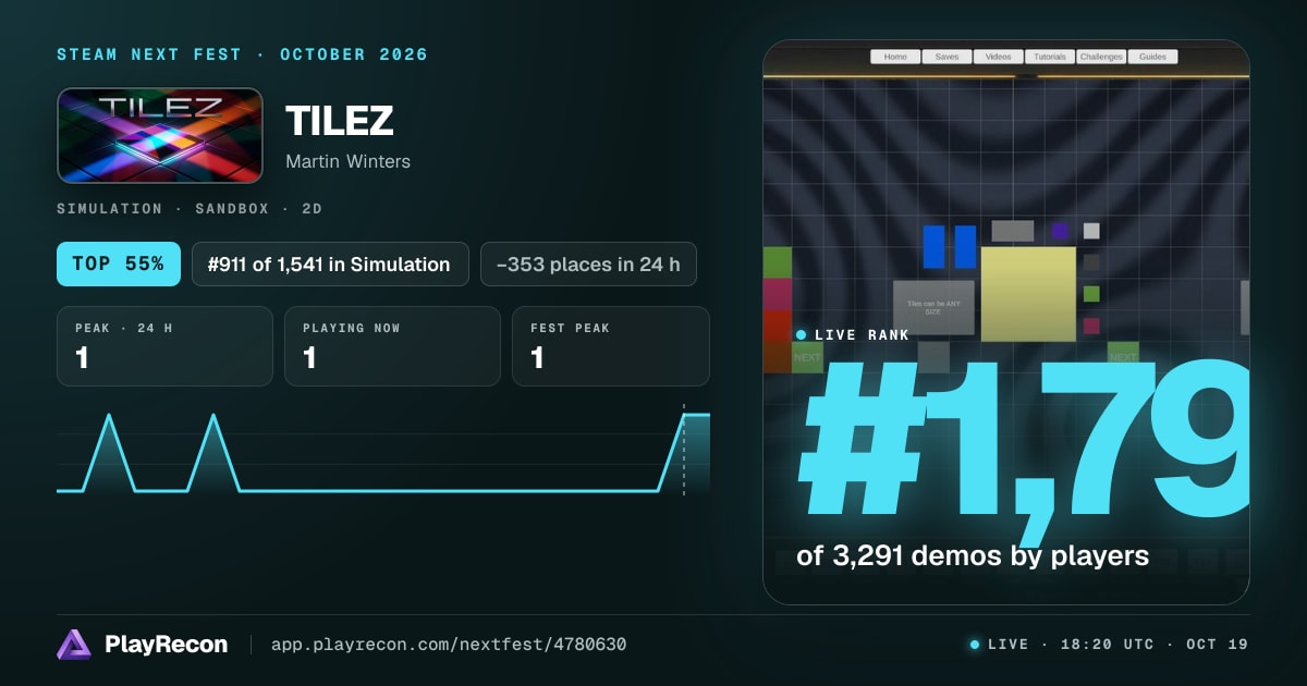 TILEZ en el Steam Next Fest