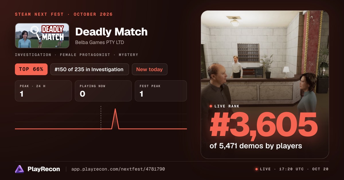 Deadly Match im Steam Next Fest