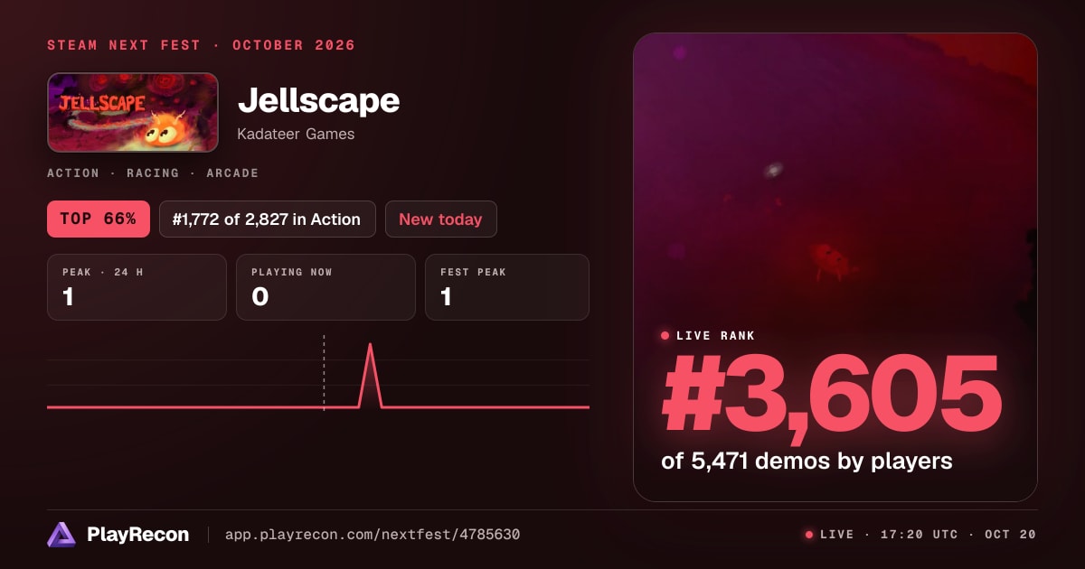 Jellscape im Steam Next Fest