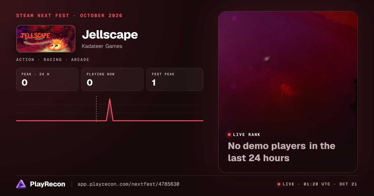 Jellscape allo Steam Next Fest