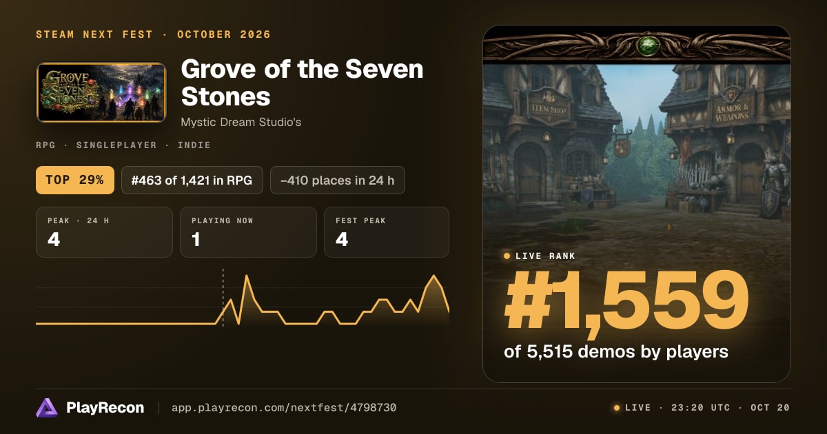 Grove of the Seven Stones in Steam Next Fest