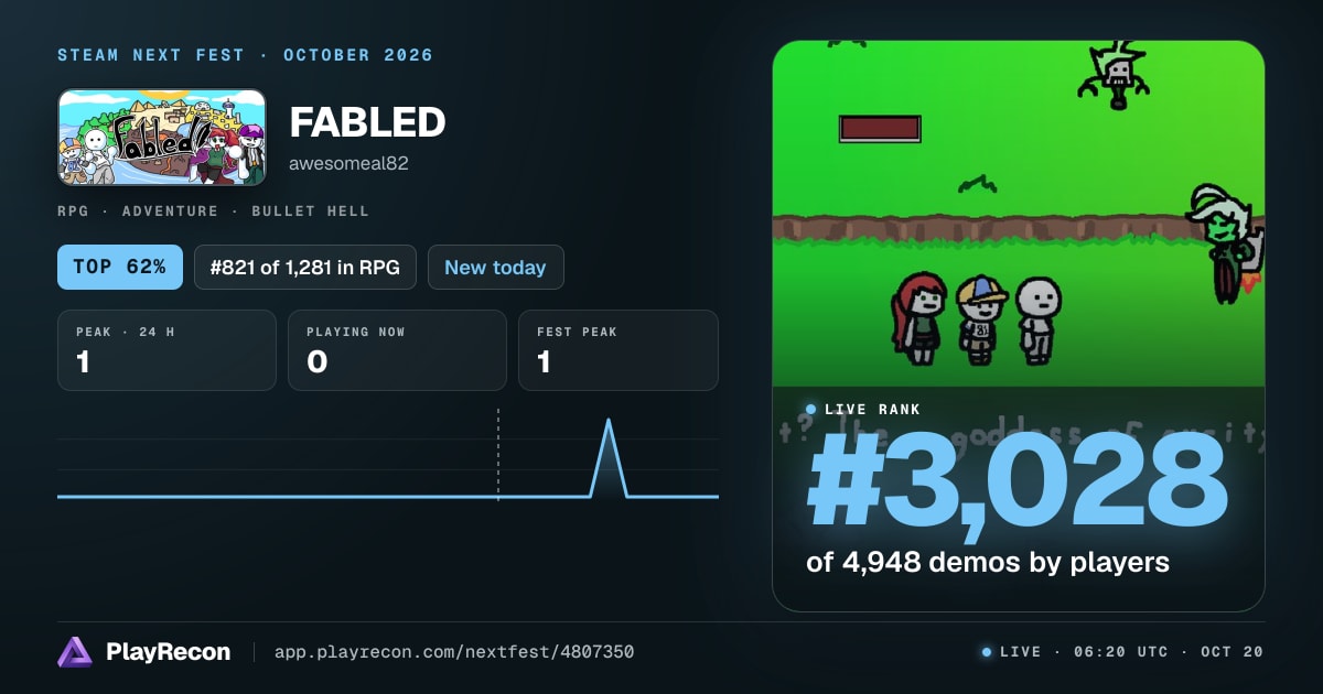 FABLED на Steam Next Fest