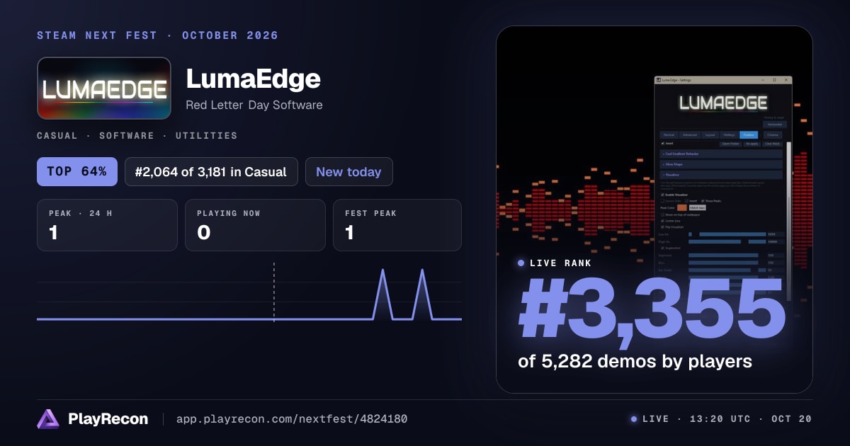 LumaEdge im Steam Next Fest