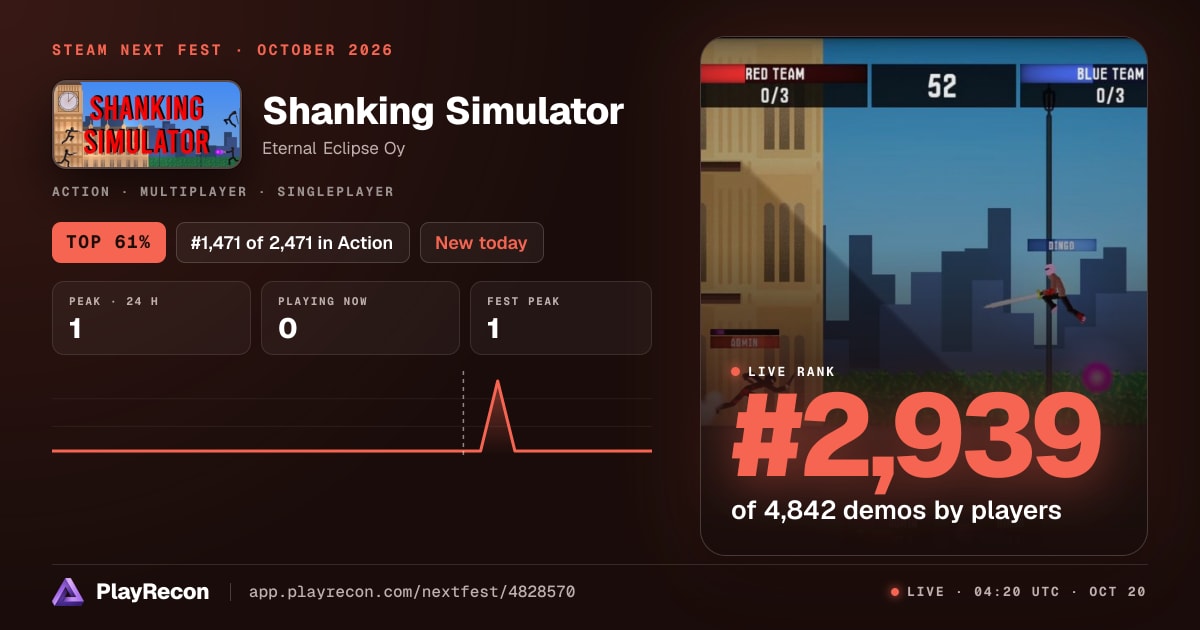 Shanking Simulator in Steam Next Fest