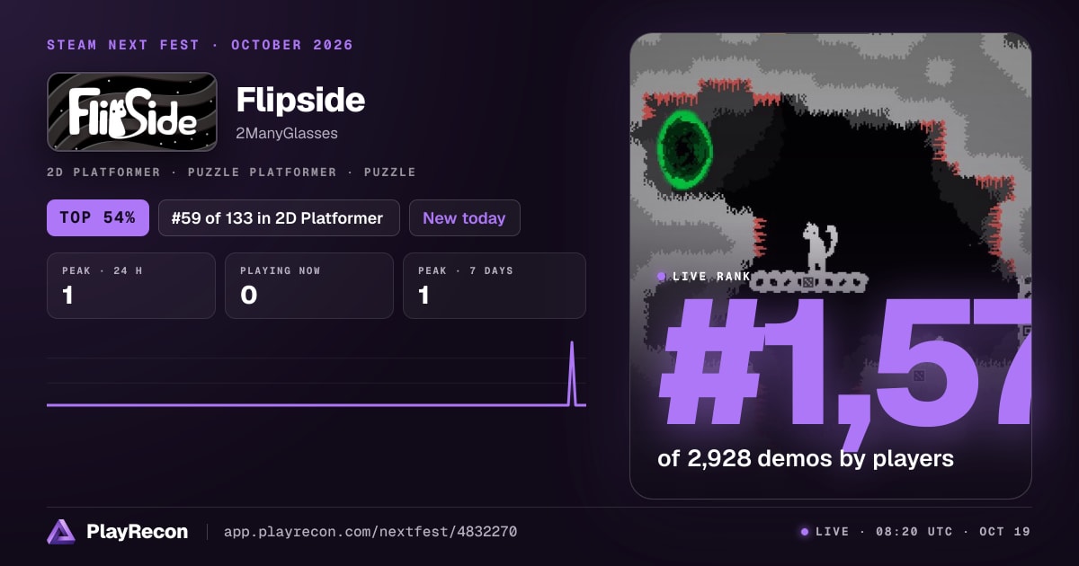 Flipside in Steam Next Fest