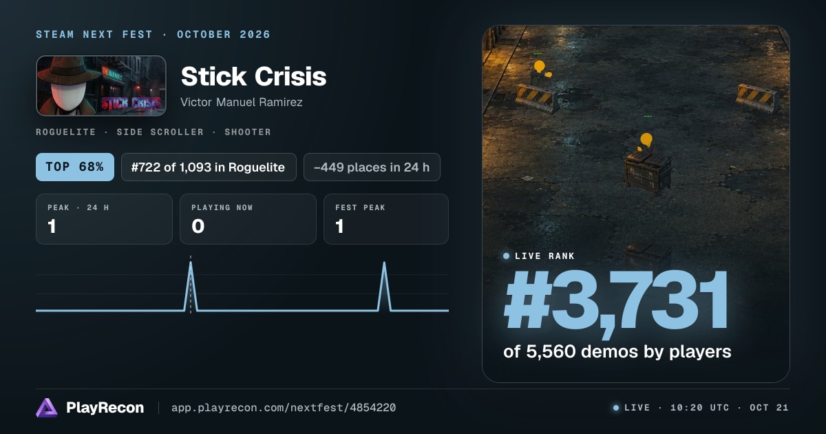 Stick Crisis au Steam Next Fest