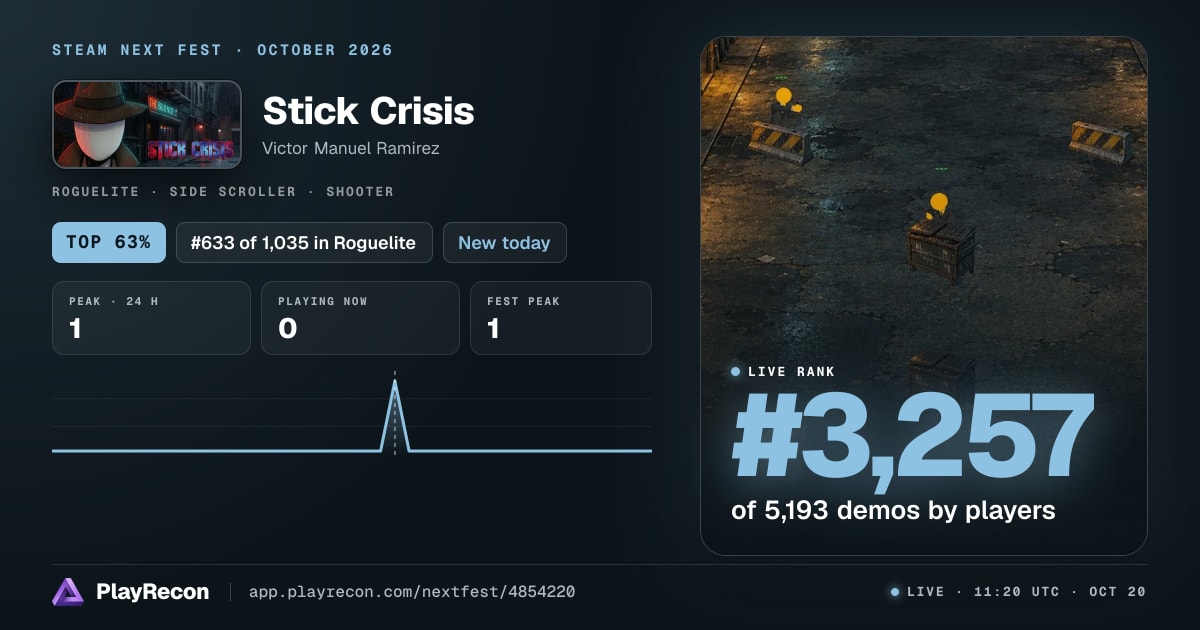Stick Crisis in Steam Next Fest