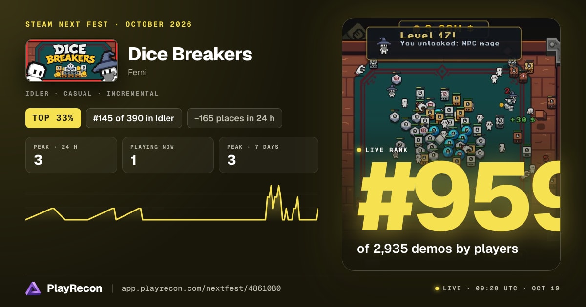Dice Breakers im Steam Next Fest