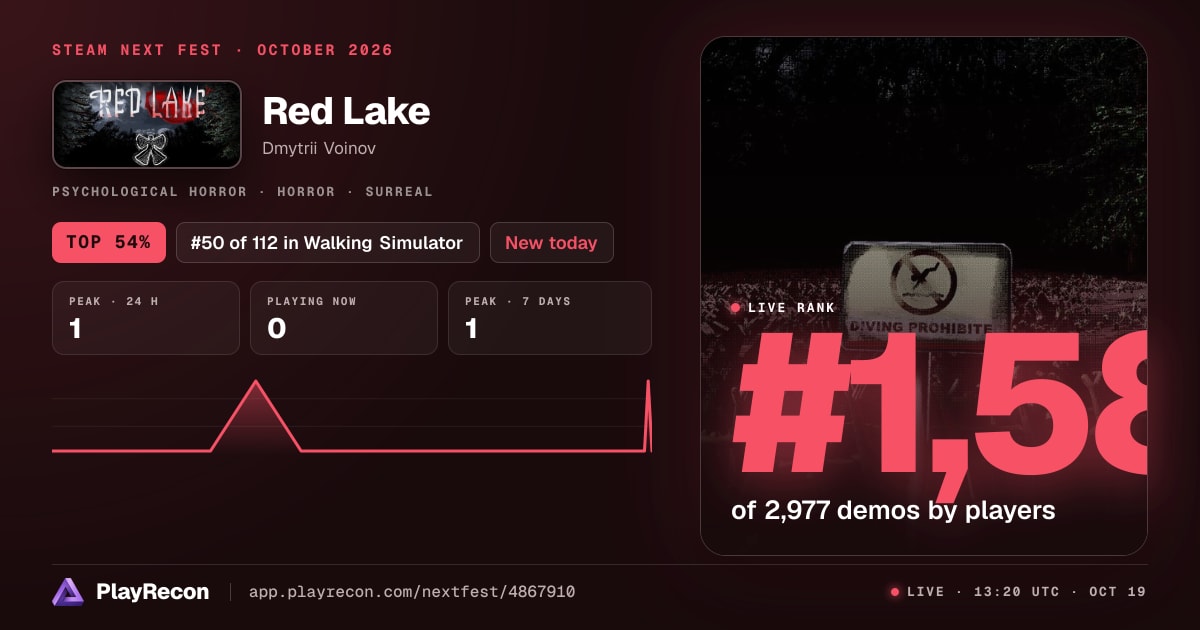 Red Lake на Steam Next Fest