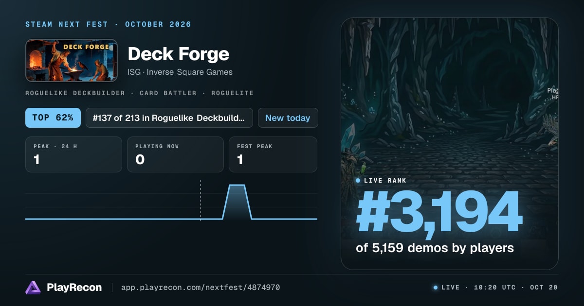 Deck Forge en el Steam Next Fest