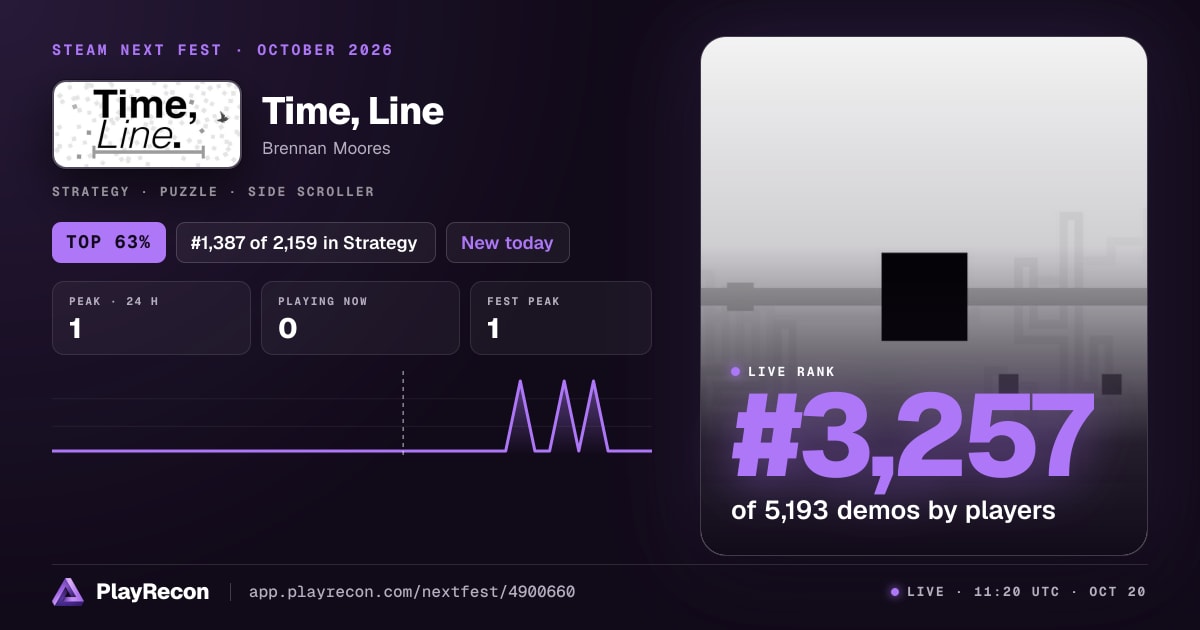 Time, Line на Steam Next Fest